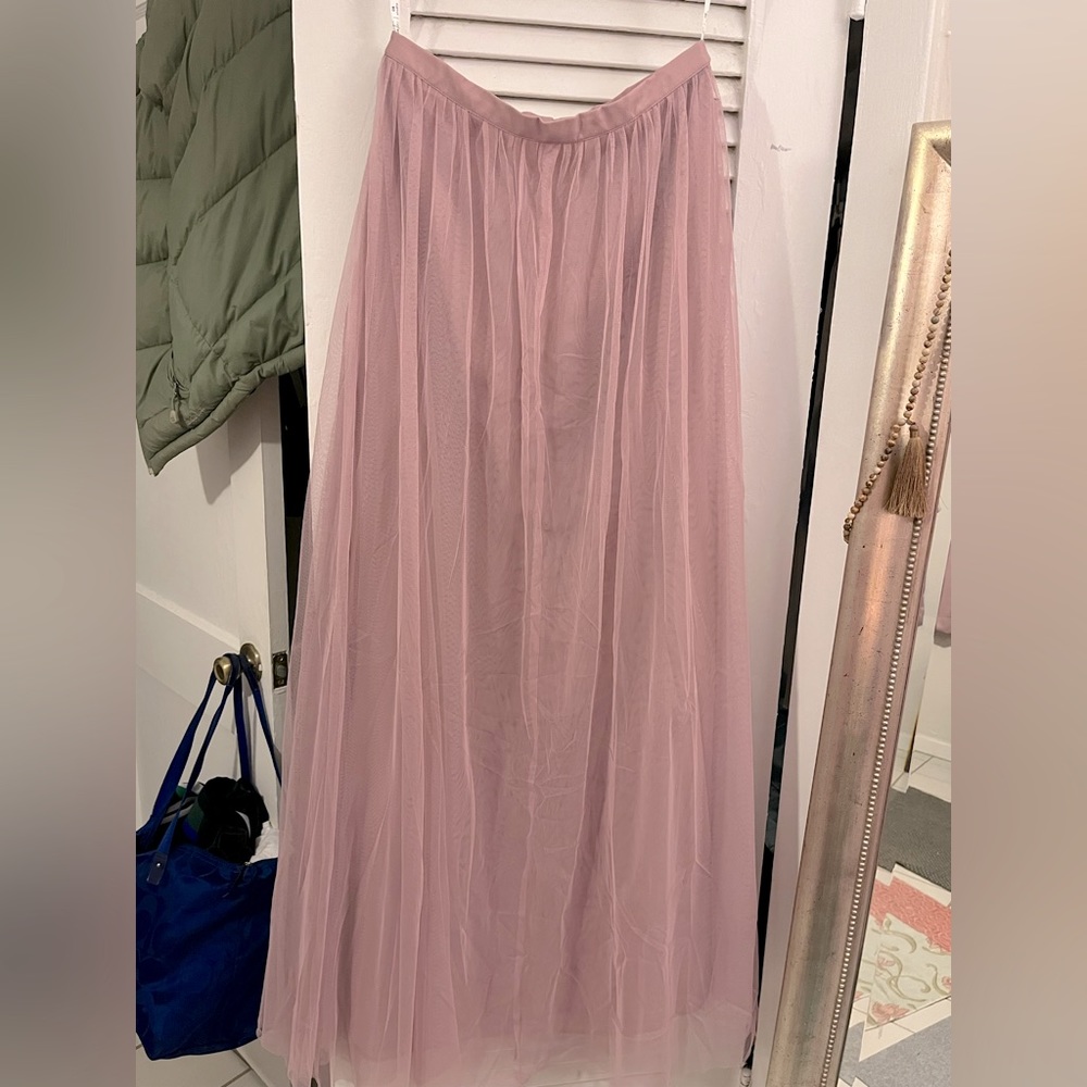 David's Bridal Signature Seperates Tulle Skirt in Quartz Size Medium